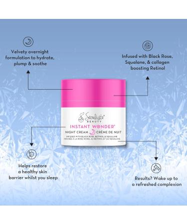 Seoulista Instant Wonder Night Cream 50ml - Hydrating & Plumping Night Cream for All Skin Types - Restore Protect & Rejuvenate Your Complexion Overnight - Buy Online on GoSupps.com