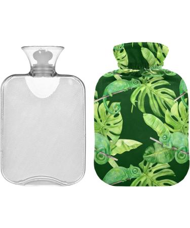 Buy Tropical Chameleon Hot Water Bottle with Cover - 2L for Pain Relief & Menstrual Cramps | International Shipping - Buy Online on GoSupps.com
