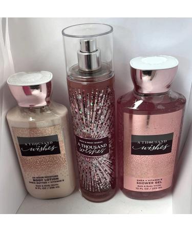 Bath & Body Works A Thousand Wishes Body Set - Shower Gel  Body Lotion & Fragrance Mist