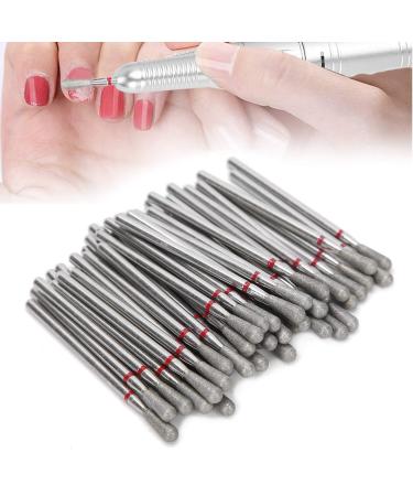 Nail Drill Head Nail Drill Tool Accessories 50pcs Nail Polishing Bits Nail Grinding Head for Indoor for Woman