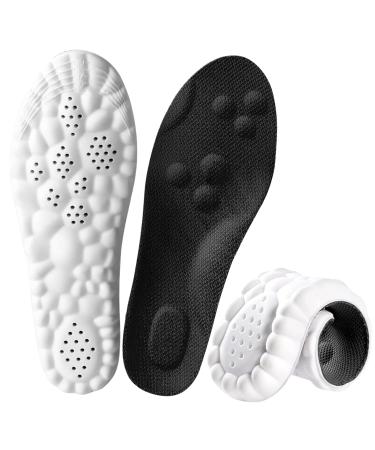 Insoles Orthopedic Supersoft for Sports Shoes 4D Inserts FEET Shock Absorption (EU 43-44)