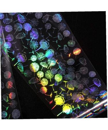 Nail Foils Transfer Starry Sky Holographic Nail Art Stickers Nail Tips for Nail Decoration Manicure 4 * 100cm Random Style - Buy Online on GoSupps.com