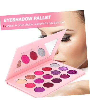 Beatifufu 15 Eyeshadow Palette Colorful Eyeshadow Woman Eyeshadow Compact Glitter Eyeshadow Purple - Buy Online on GoSupps.com