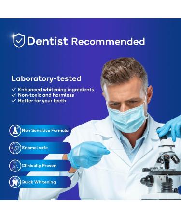 MySmile Advanced Teeth Whitening Strips | Professional Strength for Sensitive Teeth | Enamel Safe Home Whitener | 2 Treatments - Buy Online on GoSupps.com