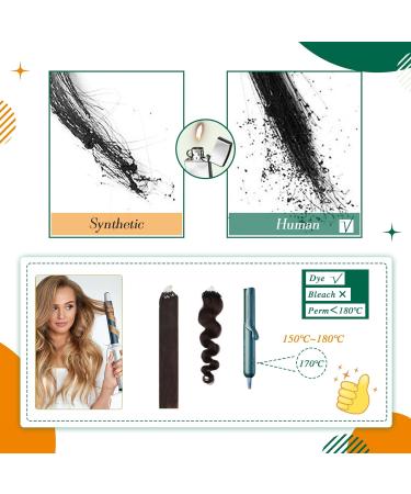 Easyouth Balayage Tape in Human Hair Extensions - Brown to Platinum Blonde Ombre, 14 Inch, 40g, 20Pcs - Buy Online on GoSupps.com