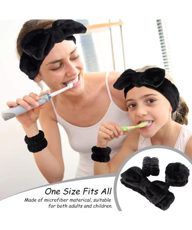 6 PCS Spa Headband & Wristband Set | Makeup Headband & Towel Scrunchies | Skincare & Sleepover Party Supplies for Girls | Prevent Spills - Buy Online on GoSupps.com