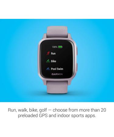 Garmin Venu Sq GPS Smartwatch - Orchid Purple with Bright Touchscreen Display & Up to 6 Days Battery Life - Buy Online on GoSupps.com