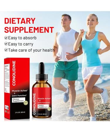 Conolidine Drops - All-Natural Joint Support Supplement for Pain Relief & Improved Mobility (1 PC - Buy Online on GoSupps.com
