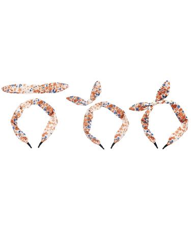 Qiabao Womens 5 Pack Assorted Bow Tie Hard Headband Hair Bands - Buy Online on GoSupps.com