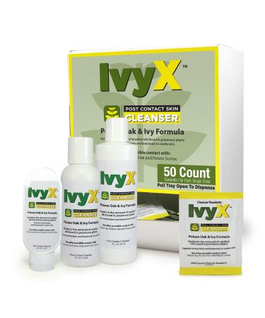 IvyX Post Contact Poison Ivy Treatment Gel - 4 oz. Bottle | Removes Poison Ivy, Oak, & Sumac Oils | Protects Against Itchy Rashes | Pack of 1 - Buy Online on GoSupps.com