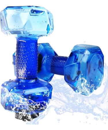 Aquatic Dumbbells Set - Water Weights for Pool Exercise | Aqua Fitness Equipment for Water Aerobics & Resistance Training - Large Blue - Buy Online on GoSupps.com