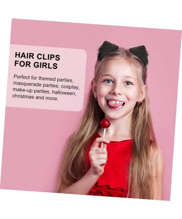 FRCOLOR 5 Pairs Cat Ears Hairpin Hair Clip Plush Animals Barrettes for Girl Scrunchies Stuffed Animals for Kitten Ears Ear Headband Punk Tiara Miss False Ears Lolita Flannel - Buy Online on GoSupps.com