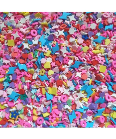 40g Mini Mix Fimo Polymer Slices Lips Stars Art Design Charms Supplies Slices Clay DIY Craft (Mix)