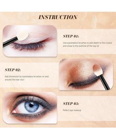 tesrgre 500 Pcs Eyeshadow Applicators Disposable Eye Makeup Applicators Eye Makeup Brushes Eyeshadow Double Sided Applicators - Buy Online on GoSupps.com