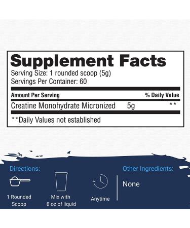 Gaspari Nutrition Pure Creatine Monohydrate 5g of Pure Creatine Boost Muscle and Size (Unflavored 60 Servings) - Buy Online on GoSupps.com