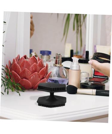 Beavorty Face Brush Scrubber Face Scrub Facial Cleansing Brush Exfoliator Face Washer Brush Face Cleansing Brush Exfoliator Silicone Face Cleansing Brush Makeup Brush Double Head Silica Gel 6.50X6.50X4.00CM Black - Buy Online on GoSupps.com