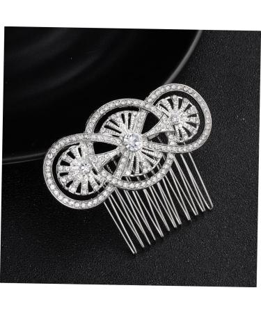 FRCOLOR Bride Insert Comb Tiara Bridal Hair Comb Wedding Headpiece Rhinestone Hairpin Bridal Headdress European and American Bride Hair up Bridesmaid Hair Accessories - Buy Online on GoSupps.com