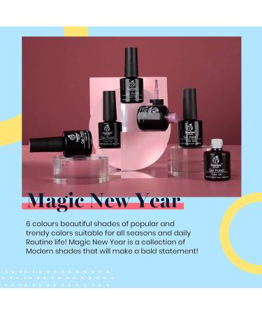 Beetles Gel Nail Polish Holiday Set - Classic Queen 6 Colors Soak Off LED Kit - Buy Online on GoSupps.com
