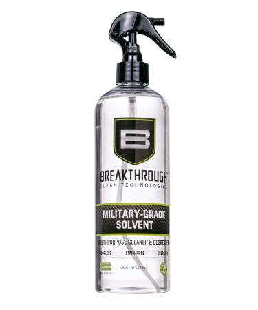 Breakthrough Clean Military-Grade Gun Cleaning Solvent - Gun Bore Cleaner and Degreaser - Gun Cleaner Spray Bottle - Automotive Oil and Grease Remover - 16oz