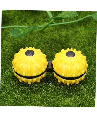 Magiclulu Massage Balls - Pressure Relief & Decompression Toys | Outdoor Transport 7.36x3.56cm Yellow - Buy Online on GoSupps.com