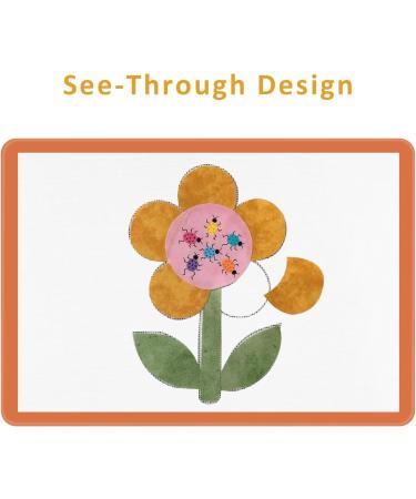 Applique Fusing Mat 17x24 with See-Through Design - Silicone Mat for Arts & Crafts, Bonus Teflon Coated Sheet and Iron Rest Pad Included - Buy Online on GoSupps.com