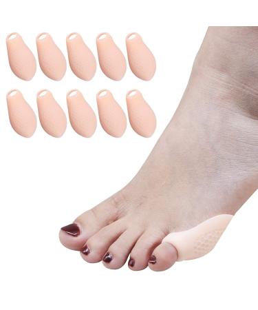 Yimanduo Pinky Toe Protector Bunion Corrector New Material Gel Little Toe Separator Bunionette Cushion Sleeve Splint for Overlapping Toe  Pinky Hammer Toes.