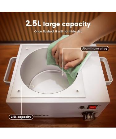 Anbull Professional 5.5lb Single Wax Warmer | Electric Large Wax Heater Pot for Hair Removal | 20-120 Temperature Control | Paraffin Hot Facial Skin SPA Equipment - Buy Online on GoSupps.com