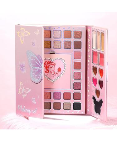 Eyeshadow Palette - Long Lasting Makeup & Fondant | 32 Colors Makeup - For Women Teens Adults Beginners Travel Home Daily Shuttle Dating And - Buy Online on GoSupps.com