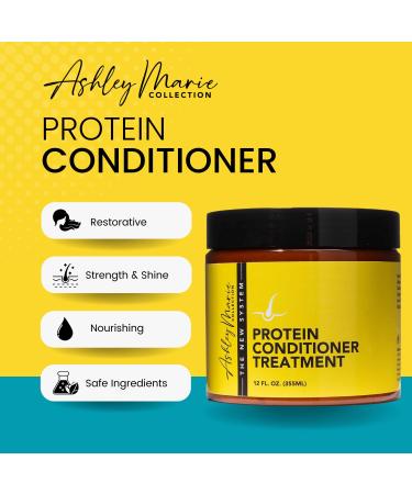Buy The Hair Diagram Ashley Marie Protein Conditioner - Argan Oil & Wheat Protein - Color Safe Paraben & Sulfate Free - 12oz | International Shipping Available - Buy Online on GoSupps.com