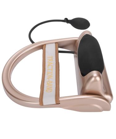 Inflatable cervical spine corrector manually stretchy neck massager neck pillow neck stretcher for office workers longer sitting