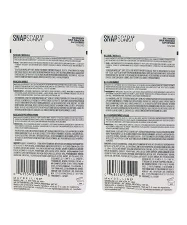 Maybelline New York Snapscara Washable Mascara Bold Brown 305 - Pack of 2 - Buy Online on GoSupps.com