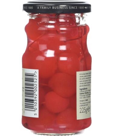 Opies Red Marachino Cocktail Cherries 225g Jar - Perfect for Cocktails (Pack of 1) - Buy Online on GoSupps.com