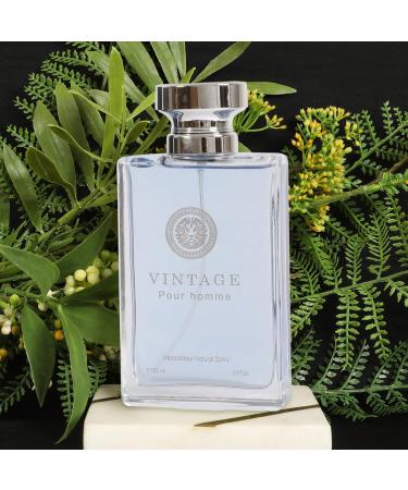 Vintage Pour Homme Spray Cologne - Eau De Parfum for Men - 3.4 fl.oz - Buy Online on GoSupps.com