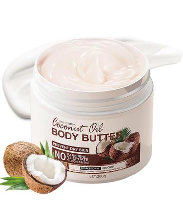 MEITREND Coconut Body Butter 200 g natural coconut oil body cream for dry skin coconut oil skin care body moisturizer coconut body moisturizer coconut lotion