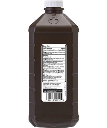 Amazon Basics Hydrogen Peroxide Topical Solution USP 32 Fl. Oz - Pack of 6 - Buy Online on GoSupps.com