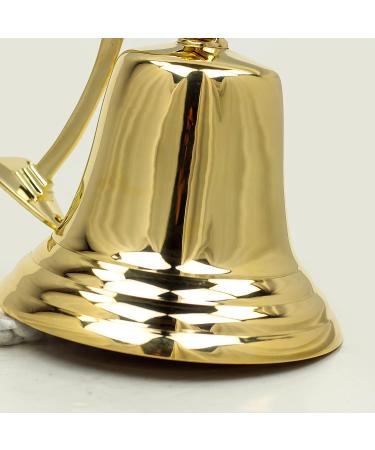 Nagina International Brass Ships Bell with Bracket and Rope Ringer - Maritime Nautical Decor - Buy Online on GoSupps.com