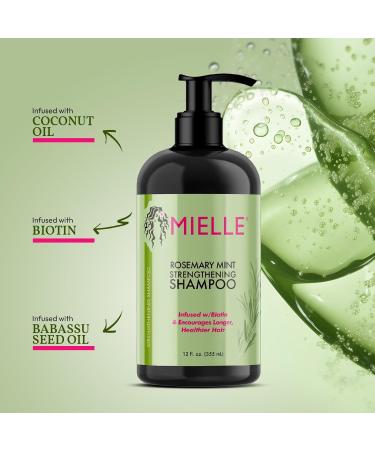 Rosemary Mint Shampoo Leave in Conditioner Set with Travel Bottle 2pcs - Buy Online on GoSupps.com