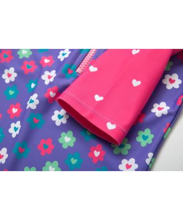 BONVERANO Baby Girls Long Sleeve Swimsuit UPF 50+ - Purple - 18-24 Months - Buy Online on GoSupps.com