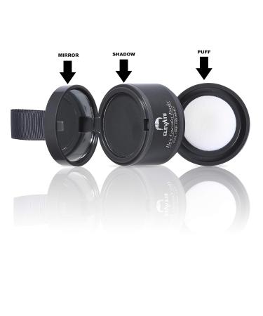 ELEVATE Hair Line Powder - Instant Hair Loss Concealer & Root Touch Up for Men & Women | Gray Coverage in Black - Buy Online on GoSupps.com