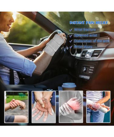 Buy Paskyee Adjustable Carpal Tunnel Bandage for Men & Women - L/XL Left Hand Pain Relief for Arthritis & Tendon Inflammation - Buy Online on GoSupps.com