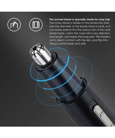 Nose and Ear Hair Trimmer - USB Rechargeable Professional Painless Clippers for Men & Women Waterproof Dual Edge Blades - Shop Now - Buy Online on GoSupps.com