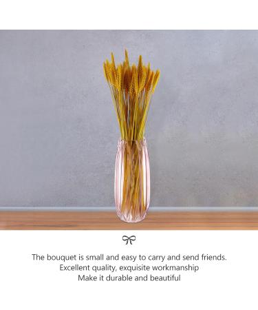 TOPBATHY Wheat Ear 100pcs Dried Wheat Ears Bouquet Props Dried Flowers. Desktop Wheat Ears Decor Yellow 52X10CM - Buy Online on GoSupps.com