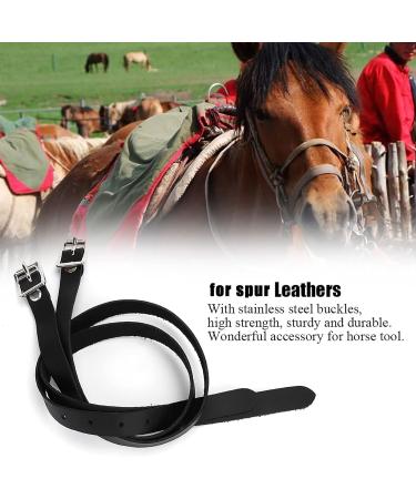 TOPINCN Leather Spur Straps - 50 cm Exclusive Spur Straps for Horses | Premium Quality Equestrian Gear - Buy Online on GoSupps.com
