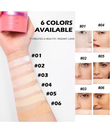 Nude Translucent Setting Powder | Glow Soft Focus Loose Powder for Long Lasting Makeup | Lightweight Oil Control & Shimmer Finishing Powder (03#) - International Shipping Available - Buy Online on GoSupps.com