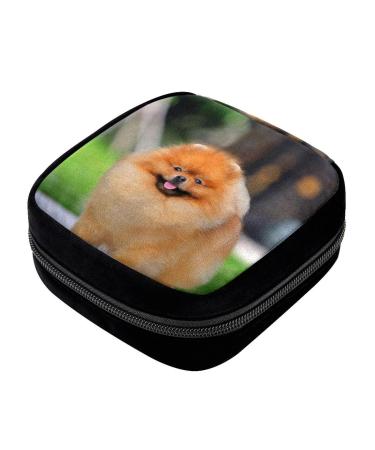 GIAPB Period Bag Sanitary Napkin Storage Bag Pad Holder for Period Makeup Pouch Puppy Dog Animal Color3440