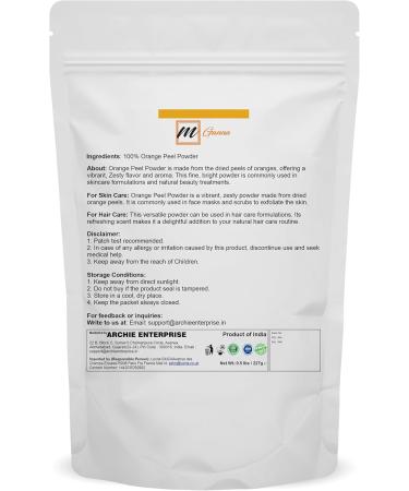 mGanna 100% Natural Orange Peel Powder For Skin Care 0.50 LBS / 227 GMS - Buy Online on GoSupps.com