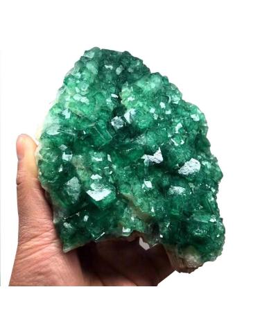 1pc 1000g-1200g Rough Stone Crystal Minerals Specimen Cluster Green Fluorite geode