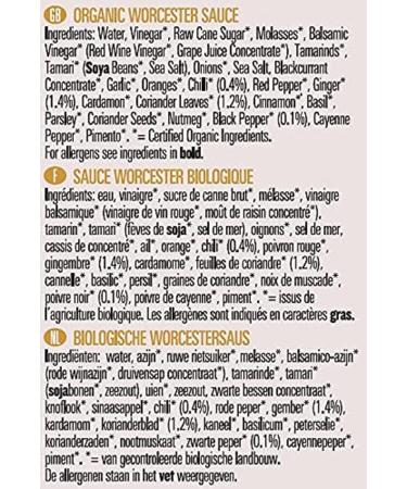 Biona Organic Worcester Sauce 140ml - Authentic Flavor, Pure Ingredients - Buy Online on GoSupps.com