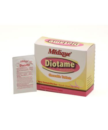 Medique Products 22064 Diotame Indigestion Relief Tablets COMMISSARY 24 Pack