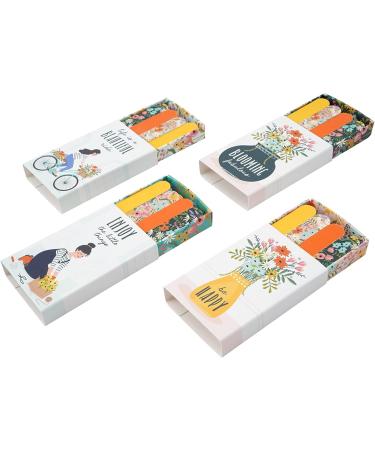 CGB Giftware | Set of 4 Matchbox Flower Nail Files | Beauty Nail Accessory | Manicure Pedicure | Gift for Her | The Flower Market Range | GB07118 - Buy Online on GoSupps.com
